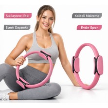 PremiumPort Çemberli Fitness Aleti, Pembe, Mavi, Siyah, Karın, Kalça, Bacak Egzersizleri