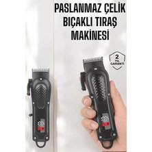 Hobilinka Sıfır Tıraş Makinesi Dijital Göstergeli Paslanmaz Çelik Bıçaklı Taşınabilir