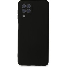 Akay Avm  Galaxy A22 Kılıf Nano Içi Kadife  - Siyah