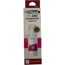 Nil Avm Perfıx Canon  Pf CGI-490M - Kırmızı 790 - 190 -  Şişeli Mürekkep 70ML