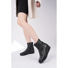 Tarçın Ayakkabı Hakiki Deri Kadın Deri Bot TRC49-2001