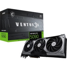 Quadro Msi Geforce RTX5090 32G Ventus 3x Oc 32GB Gddr7 512 Bit Dlss 4 Ekran Kartı