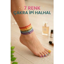 Crystal Atelier 7 Renk Çakra Ip Halhal