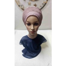 Ergül Hazır Duvak Simsiz Vizon Rengi Nuray Bone Duvak,hazır Duvak,düğün,hazır Şal,hazır Türban,abiye Şal,sünnet,nişan,söz