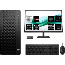 HP Prodesk 2 Tower G1I i5 14500 32GB RAM 1TB SSD 27" FHD FreeDOS B6XX1ETPN966 Masaüstü Bilgisayar + Per4 USB