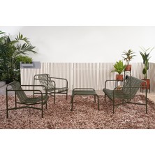 Nihat Evcim Haki Yeşil Happy Garden Bahçe Oturma Grubu