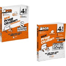 Anonim Gizli Yayınları 4. Sınıf Mük Proje Okulları Hazırlı Seti Soru Bankası ve Deneme