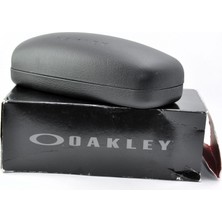 Oakley Ferrarı Black M Leather Hard Case Siyah Deri Sert Gözlük / Güneş Gözlüğü  Koruma Kabı Kutusu