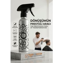 Findit Alüminyum Metal Berber Kuaför Su Spreyi Şişesi Profesyonel Saç Fısfısı 300 ml 723021