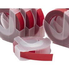 Dymo Kabartma Şerit 9Mm X 3 Metre Kırmızı S0898150 (10 Lu Paket)