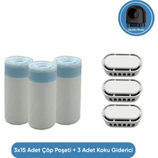 Şımart Akıllı Kedi Tuvaleti Koku Giderici ve Çöp Poşeti Sarf Seti