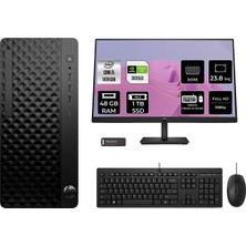 HP Prodesk 2 Tower G1I i5 14500 RTX 3050 48GB RAM 1TB SSD 23.8" FHD FreeDOS B6XX1ETPN790 Masaüstü Bilgisayar + Per4 USB