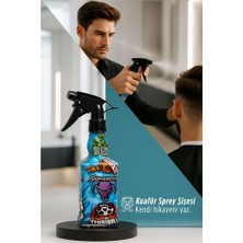 Marsilyan Desenli Berber Kuaför Su Spreyi Şişesi Profesyonel Saç Fısfısı 25X6CM 722903