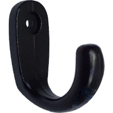 Nemere Büyük Tekli Fincan Askı, Dekor Askısı - Siyah, 100 Adet, 12X23X30 mm
