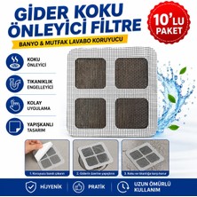 10 Ad Banyo ve Mutfak Lavabo Koku Önleyici ve Gider Koruyucu