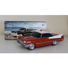  everton rt-1950 kırmızı bluetooth fm-usb-tf-aux şarjlı nostaljik radyo