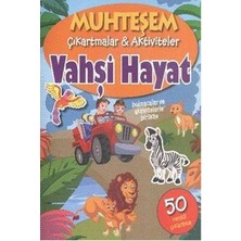 Parıltı Yayınları Muhteşem Çıkartmalar ve Aktiviteler : Vahşi Hayat