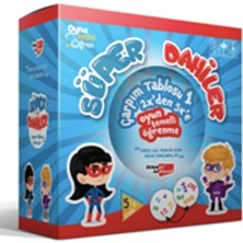 Dikkat Atölyesi Yayınları Süper Dahiler Çarpım Tablosu 1  (2x’den 5x’e)