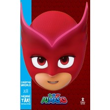 Doğan Çocuk Maskeni Tak Pjmasks Baykuş Kız Boyama Kitabı