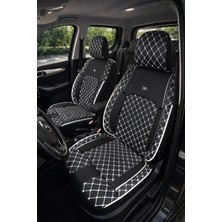 Nato Concept Skoda Rapid 2012 ve Sonrası Aracınıza Uyumlu Arkalı Önlü Takım Oto Kılıfı - Beyaz