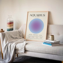 Pegziz Terazi  Burcu Astroloji  Poster  Modern Minimalist Duvar Dekoru