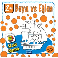 Parıltı Yayınları Boya ve Eğlen Turuncu Kitap