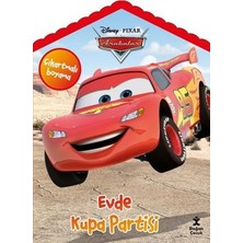 Doğan Çocuk Disney Pixar Arabalar Evde Kupa Partisi Çıkartmalı Boyama Kitabı Kitap Açıklaması