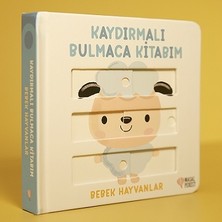 Masalperest Kaydırmalı Bulmaca Kitabım Bebek Hayvanlar (Ciltli)