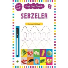 Kukla Yayınları Sebzeler 4 Yaş ve Üstü - Çizgi Çizgi Etkinlik