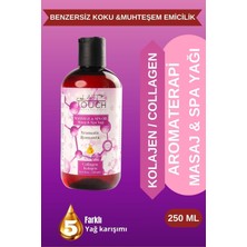 PremiumPort Aromaterapi Masaj Yağı, Kolajen Seans, 250 Ml, Rahatlatıcı ve Doğal