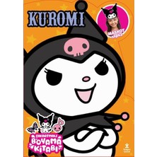 Doğan Çocuk Kuromi - Çıkartmalı Boyama Kitabı - Maskot Şapka