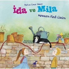 Dinozor Çocuk Ida ve Mila Ressam Kedi Üzüm