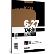 Marka Yayınları 2025 Kpss Tarih 6X27 Deneme Tamamı Video Çözümlü