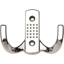 Alvera Krom Kaplama Noktalı Vestiyer Askısı 2 Li