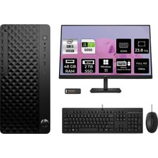 HP Prodesk 2 Tower G1I i5 14500 RTX 5050 8GB 48GB RAM 2TB SSD 23.8" FHD Win11 Pro B6XX1ETPN891 Masaüstü Bilgisayar + Per4 USB
