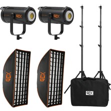 Gdx EL-300C Iı Video ve Fotoğraf Sürekli Işık Ikili Set