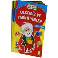 Ema Kitap Okul Öncesi Boya Öğren Seti Çıkartmalı-5 Kitap Takım