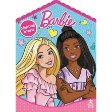 Doğan Çocuk Barbie Evde Çıkartmalı Boyama Kitabı