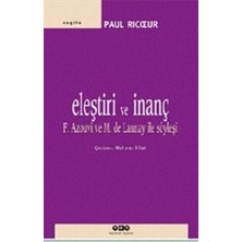 Yapı Kredi Yayınları Eleştiri ve Inanç