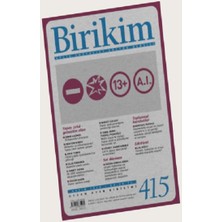 İletişim Yayınları Birikim Sayı 415 - Kasım 2023