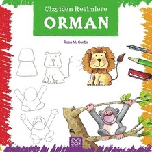 1001 Çiçek Kitaplar Çizgiden Resimlere - Orman