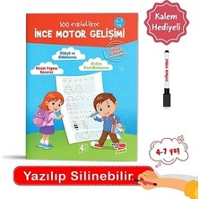 Dikkat Atölyesi Yayınları 100 Etkinlikte Ince Motor Gelişimi (Hikaye Anlatımlı)