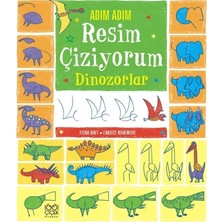 1001 Çiçek Kitaplar Adım Adım Resim Çiziyorum - Dinozorlar