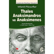 Türkiye Felsefe Kurumu Miletli Filozoflar: Thales, Anaksimandros ve Anaksimenes