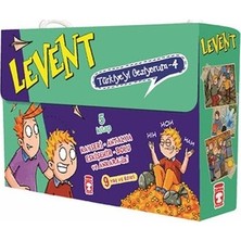 Timaş Çocuk Levent Türkiye'yi Geziyorum - 4 Mustafa Orakçı 5 Kitap Takım Ciltsiz Eğlenceli Maceralar