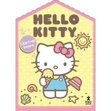 Doğan Çocuk Hello Kitty Evde Çıkartmalı Boyama Kitabı