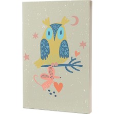 Kırmızı Ada Yayınları Mutlu Hayvanlar Baykuş (Süresiz Ajanda)