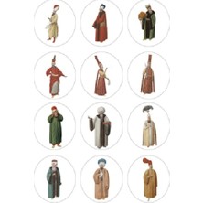 Fol Kitap Osmanlılar Sticker  (12’li)