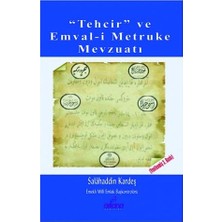 Astana Yayınları Tehcir ve Emvali Metruki Mevzuatı