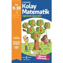 İş Bankası Kültür Yayınları Çıkartmalarla Kolay Matematik 9-10 Yaş